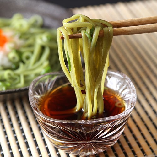 モロヘイヤ角打ち麺 10食（つゆ付）