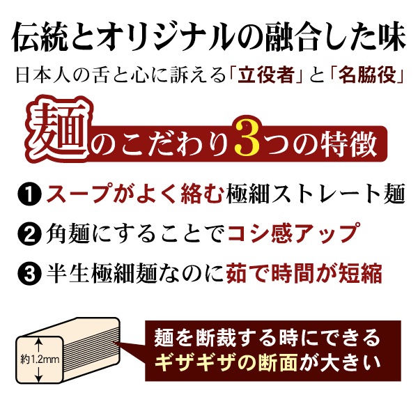 【冬ギフト価格】昔ながらの極細屋台ラーメン とんこつ 5食