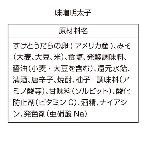 無着色縁起笑福 味噌明太子 ばらこ 200g