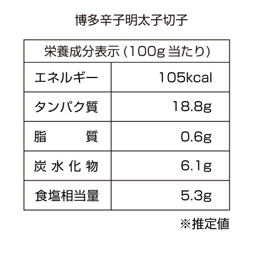 【送料無料】博多辛子明太子 切子 500g × 5箱