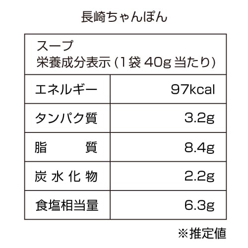 長崎ちゃんぽん（スープ付き）3食