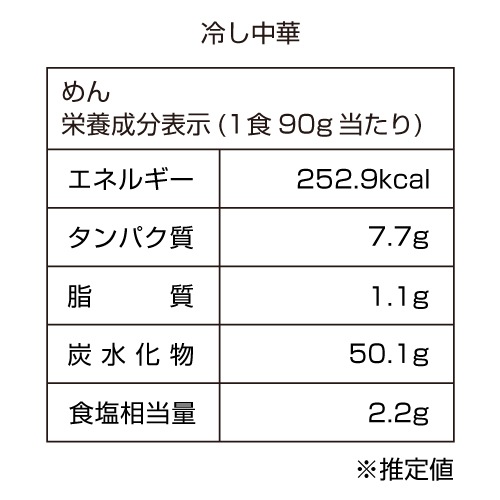 冷し中華(レモンスープ付)3食
