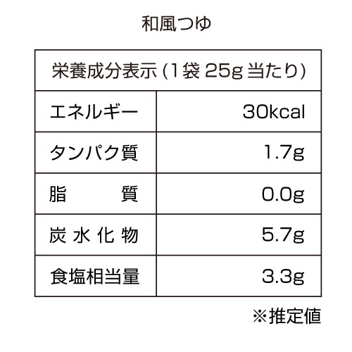 和風つゆ 20袋