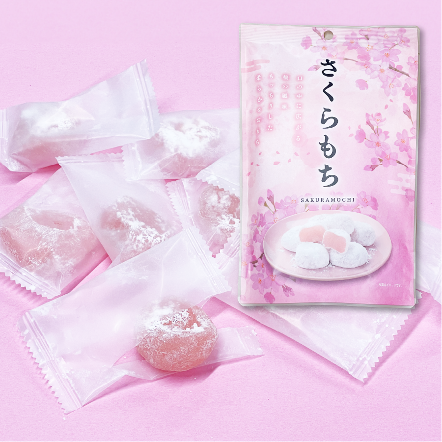 桜と旬の春ごちそうセット（桜麺・桜餅・筍）