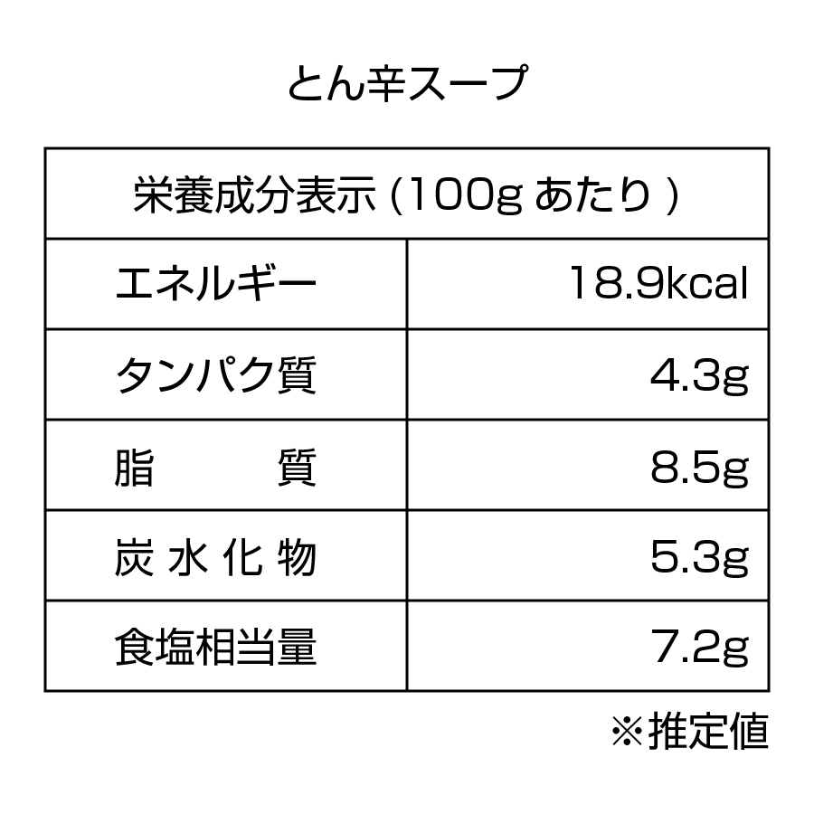 〔スープ〕とん辛 20袋
