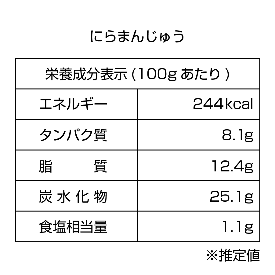 にらまんじゅう 20個入(500g)×1袋
